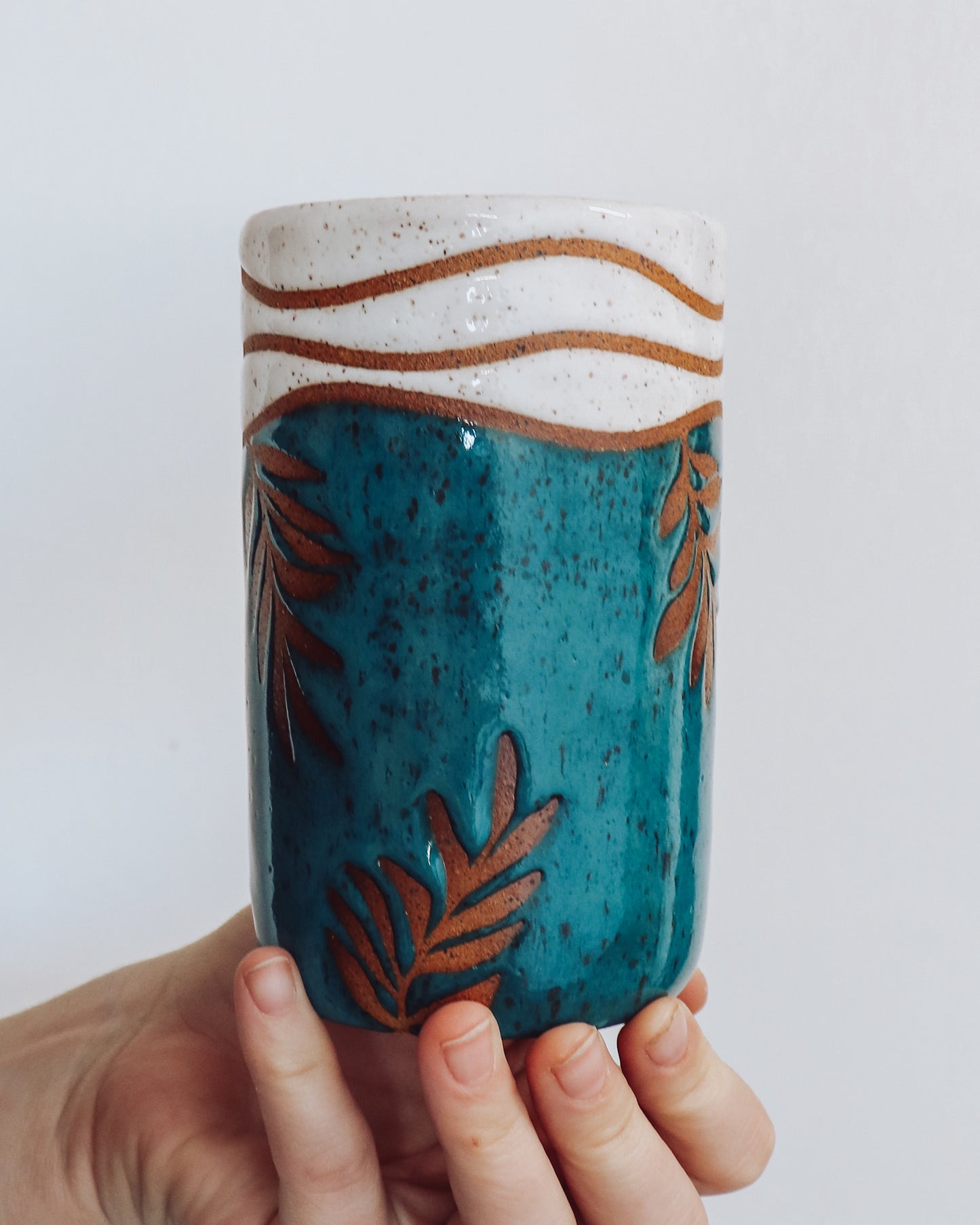 Seconds of Leaf Tumbler Approx 19-20 oz