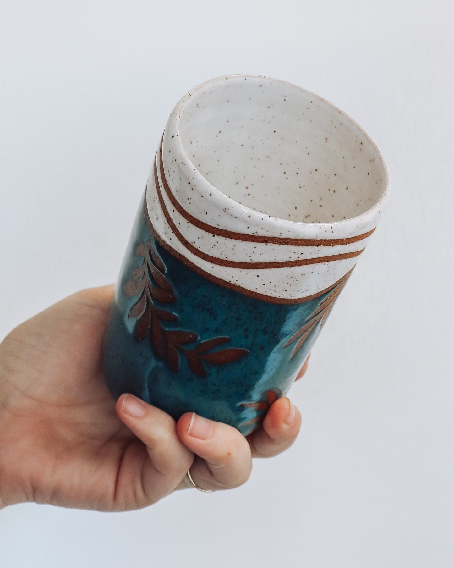 Seconds of Leaf Tumbler 2 Approx 19-20 oz