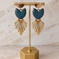 Ceramic Heart Earrings