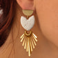 Ceramic Heart Earrings