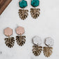 Monstera Earrings