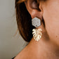 Monstera Earrings